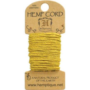 Hemptique Hanfschnur, 9ÃÂ kg, gelb, 20-Foot Spule