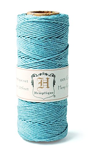Hemp Cord Spool 20# 205'/Pkg-Light Blue