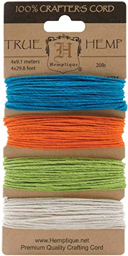 Hemp Cord 20lb 120'-Bright