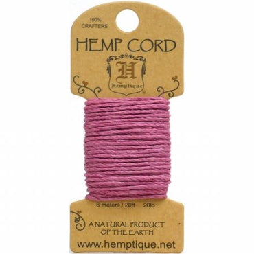 Light Pink Hanf 20ÃÂ LB Crafters KordelÃÂ ÃÂÃÂ Hemptique