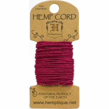 Dark Pink Hanf 20ÃÂ LB Crafters KordelÃÂ ÃÂÃÂ Hemptique