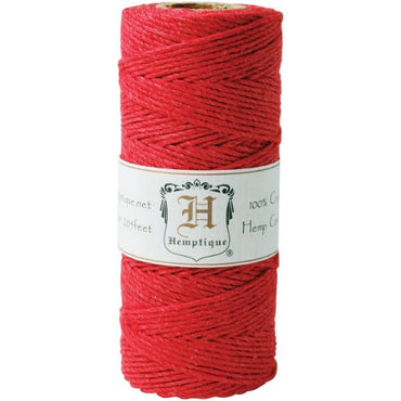 Hemptique Hanfschnur Spule 9,1ÃÂÃÂ kg 205ÃÂÃÂ 'rot, andere, Mehrfarbig