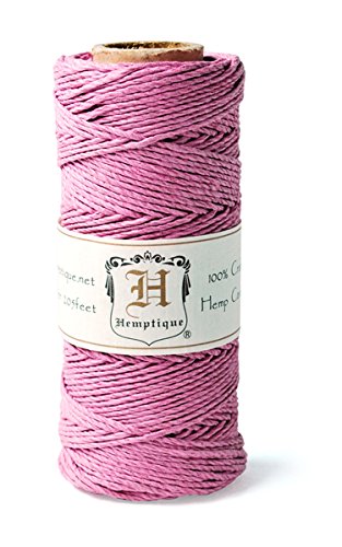 Hemptique Hanfschnur-Spule 9,1ÃÂÃÂ kg, 62,5 m, Hellrosa, Mehrfarbig
