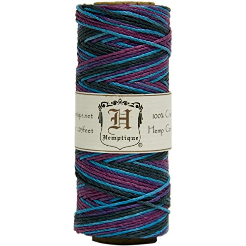 Hemptique Hanfkordel Spule 62,5 m Farbvariation Party Mehrfarbig