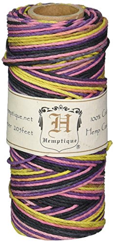 Hemptique Hanf Bunte Kordel Spule 9,1ÃÂÃÂ kg 205ÃÂÃÂ '-Flirt, andere, Mehrfarbig