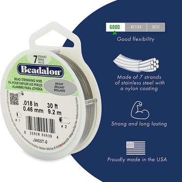 Beadalon 7-Strang Schmuckdraht 31 m (100 ft)