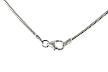 Omegareifen Silberkette Ø 2 mm aus 925/Silber in 45 cm Länge
