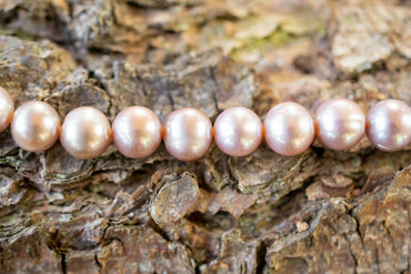 11 mm runde PURPLE ZUCHTPERLENKETTE NATUR Ø AA Qualität mit sehr hohem Lüster