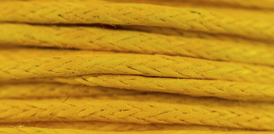 100 Rollen Gewachste Öko Baumwolle 1mm rund 23 Farben 100 x 10 Meter GP 0,08 €/m