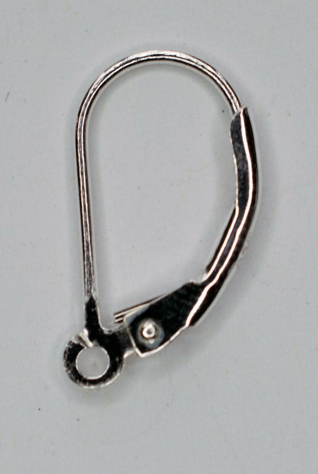 100 Stück Klappohrhaken + offene Öse 16,6 x 9mm aus 925/Silber "925" TOP PREIS!!