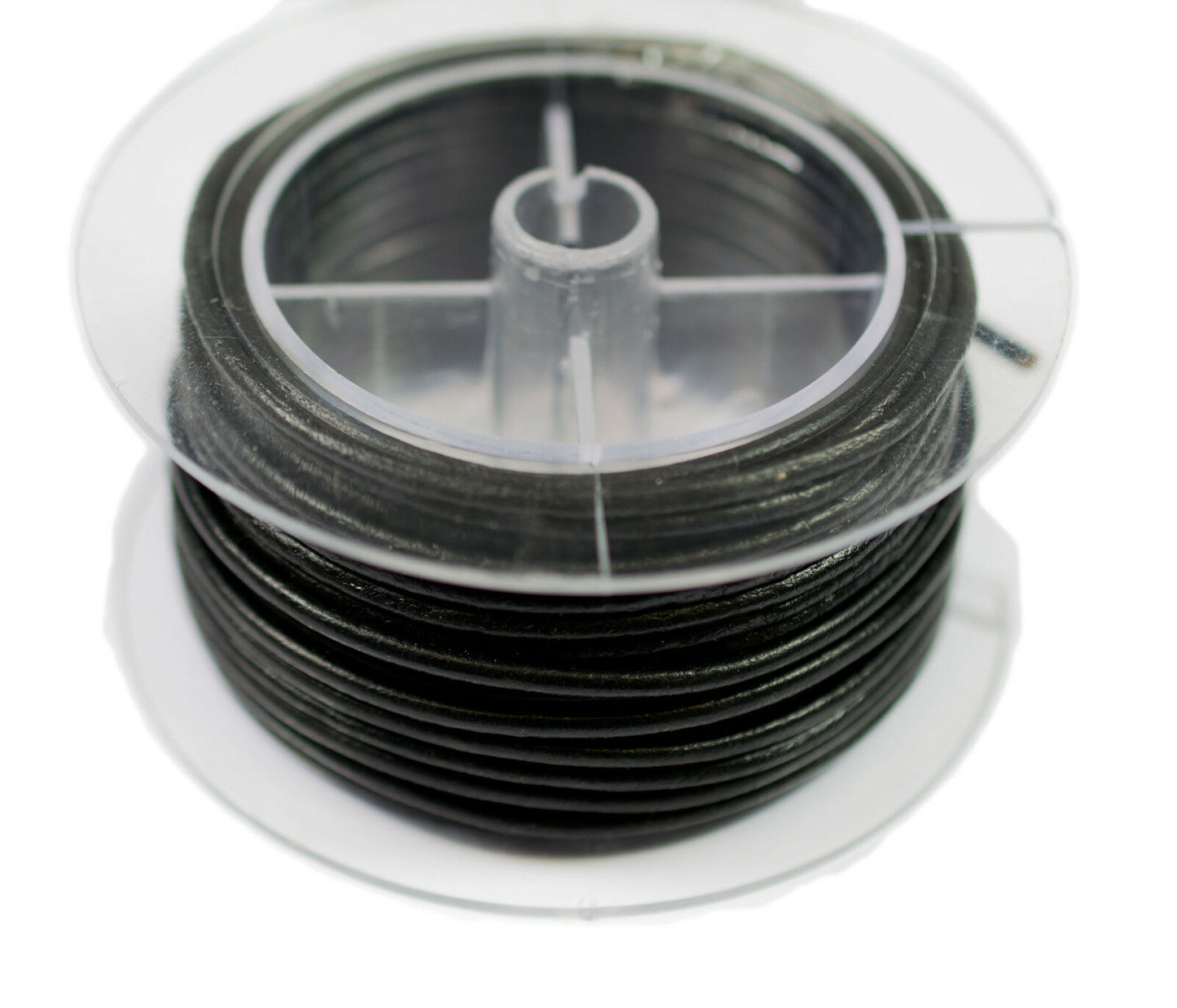 Naturlederbänder rund glatt / geflochten 2 + 3 mm verschiedene Farben 10 Meter