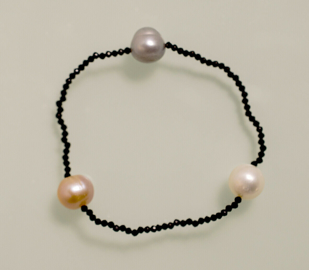 "MULTI STAR" Armband Traumhafte Spinelle facettiert mit 3-farbigen Zuchtperlen