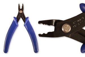 Quetschzange oder Crimpzange für Quetschröhrchen oder Crimp Kugeln