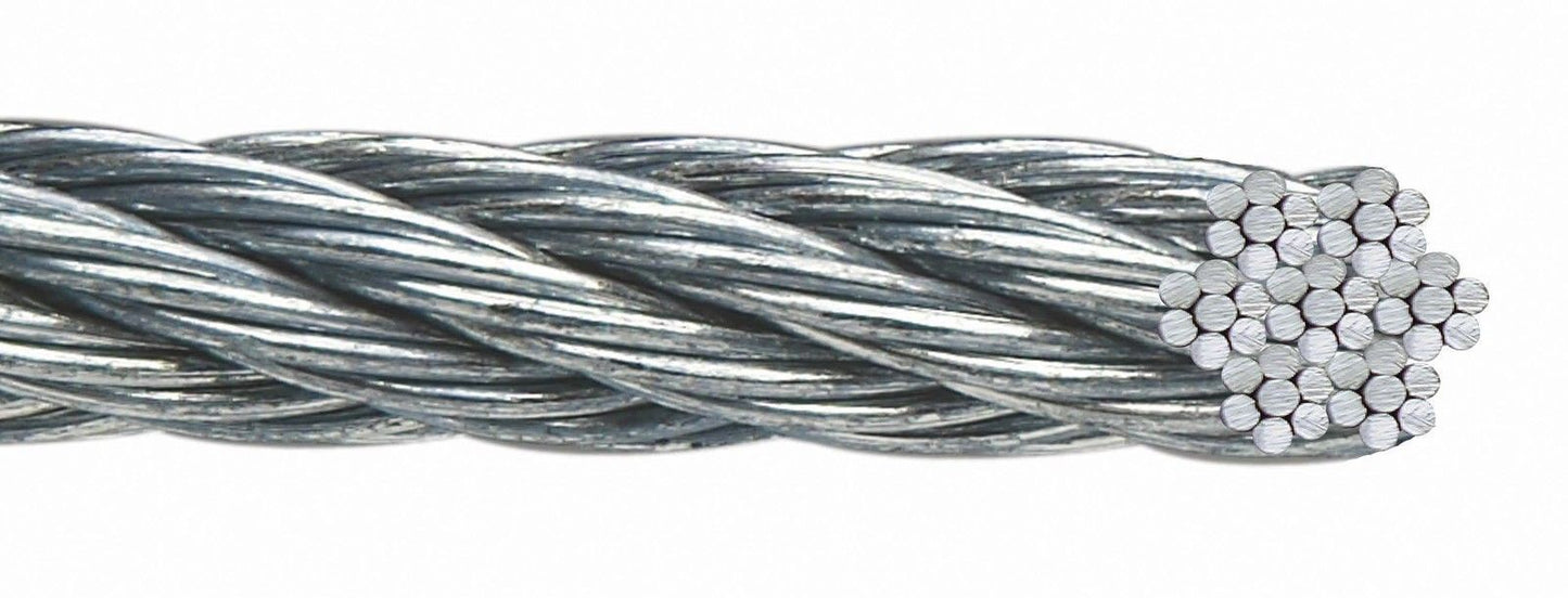 Beadalon Schmuckdraht 49 Strang Edelstahl 9,2 m Rolle (30 ft) in 4 Stärken