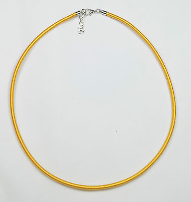 Polyesterglanz Halsreifen in 45 cm + 5cm Verlängerungskette Grundpreis 0,09 €-cm