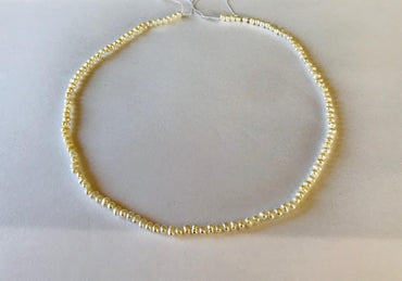 Süsswasserperlen 3 - 3.5 Weiss