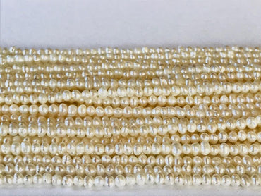 Süsswasserperlenstränge Extra klein 2 - 2.5 mm Rund