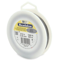 19 Strang Beadalon Schmuckdraht 315 m (1000 Feet) Edelstahl - Made in USA