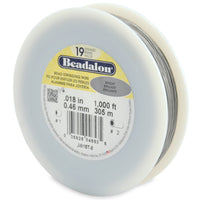 19 Strang Beadalon Schmuckdraht 315 m (1000 Feet) Edelstahl - Made in USA