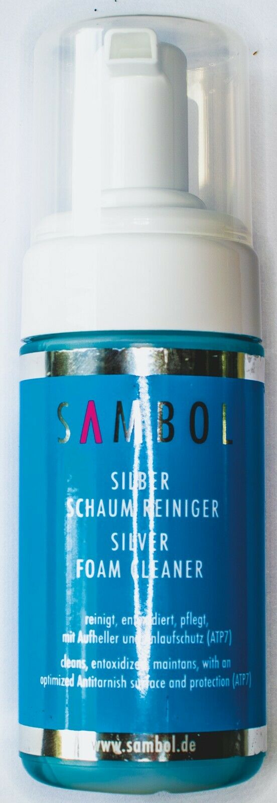 Sambol Gold und Silber Aktiv-Schaumreiniger 100ml mit Aufheller und Anlaufschutz