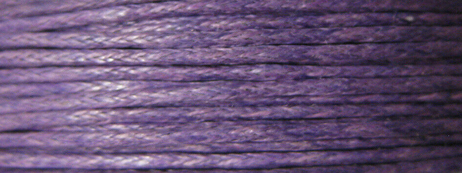 KIT Cotton Thread 100 m Gewachste Öko Baumwolle 1 mm 12 Farben (GP ab 0,10 €/m)